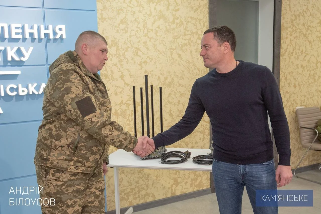 У Кам’янському військовим 54-ї ОМБр передали комплекси РЕБ
