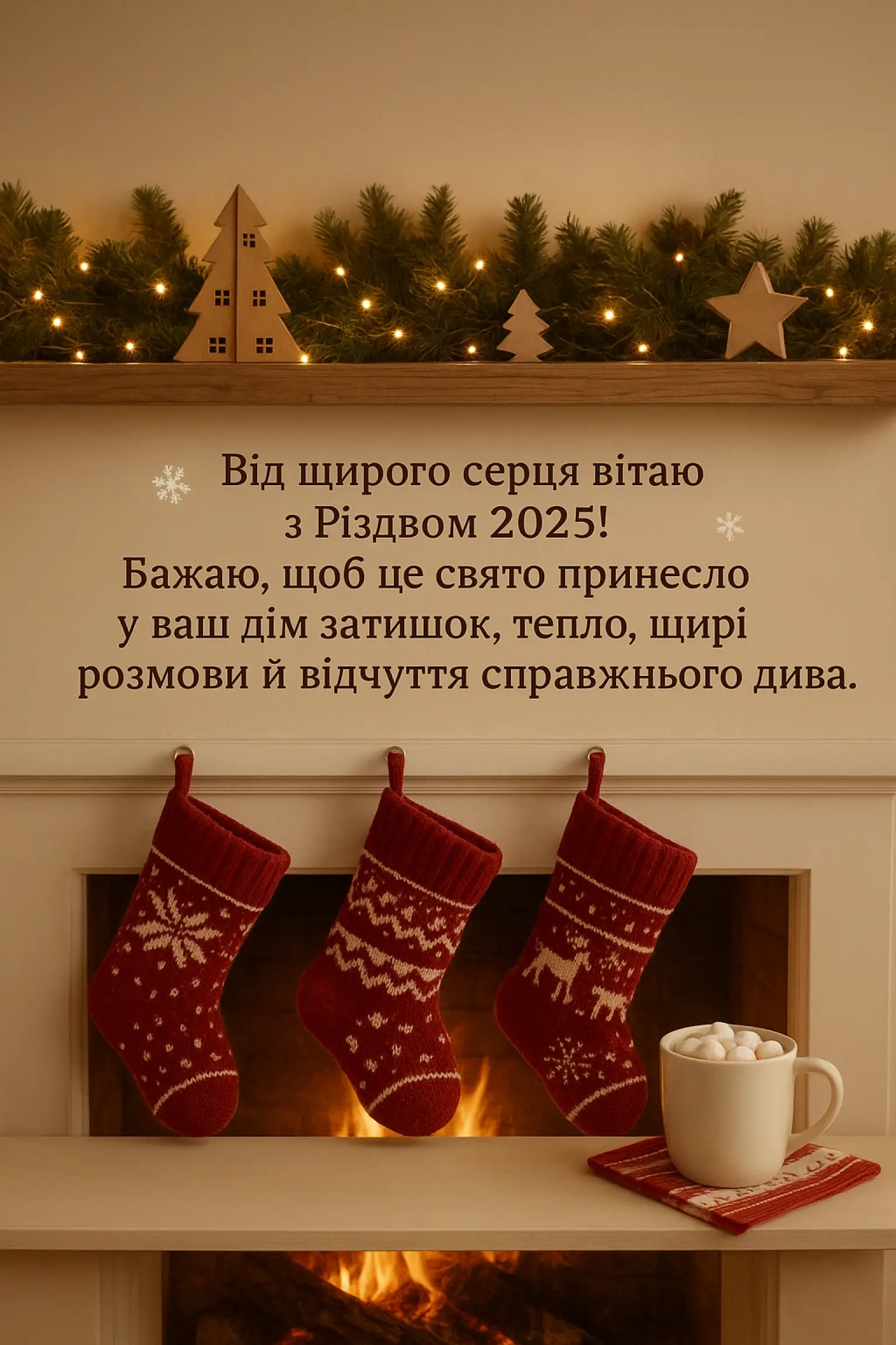 Привітання з Різдвом 2025: найкращі побажання для рідних та близьких Привітання з Різдвом 2025: найкращі побажання для рідних та близьких