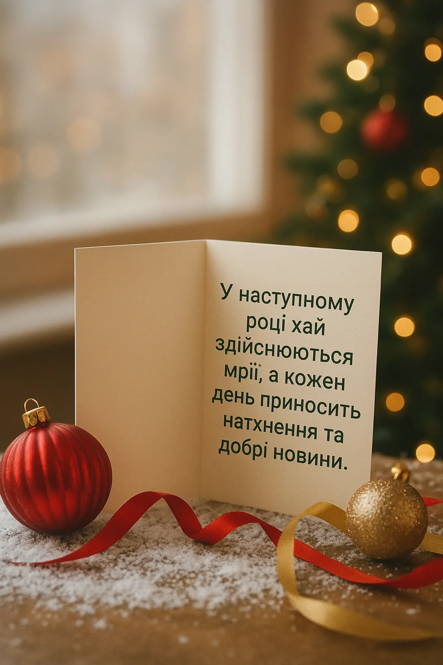 Привітання з прийдешнім Новим роком 2026: свято наближається Привітання з прийдешнім Новим роком 2026: свято наближається