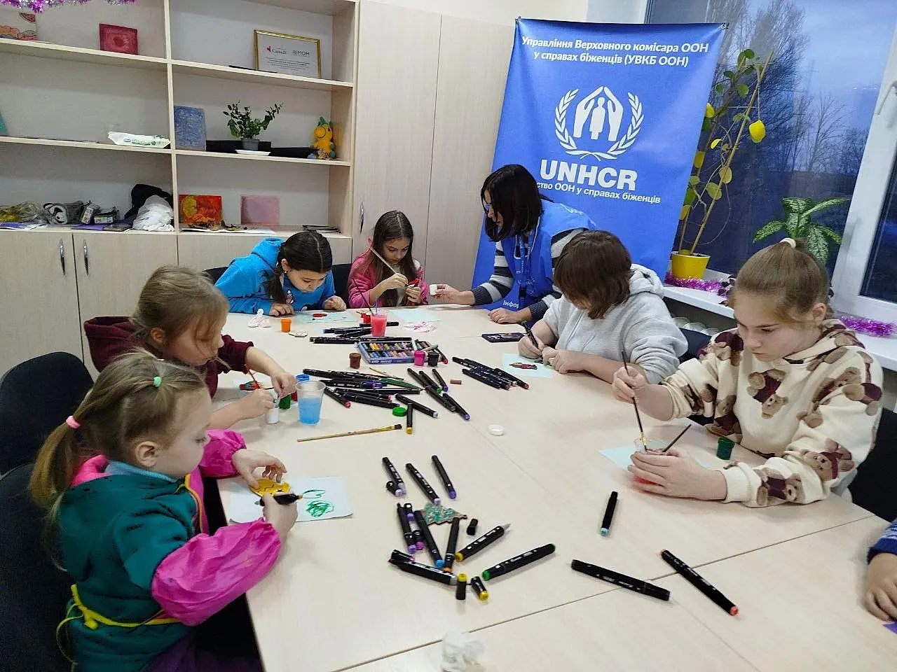 Святкова майстерня для дітей ВПО у Кам’янському Святкова майстерня для дітей ВПО у Кам’янському