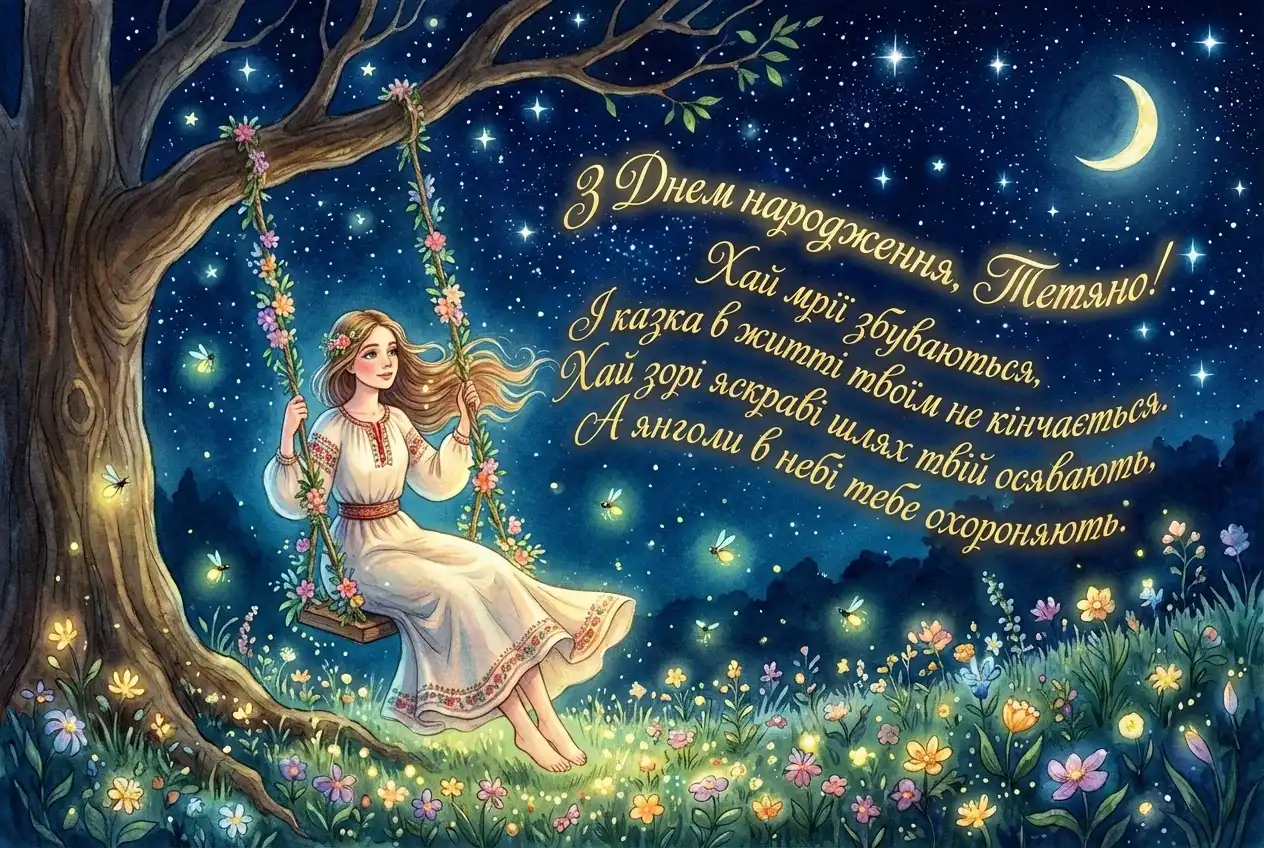 з днем народження тетяна українською з днем народження тетяна українською