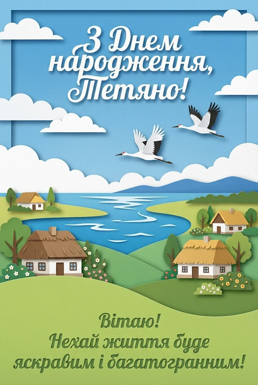 з днем народження тетяна українською з днем народження тетяна українською