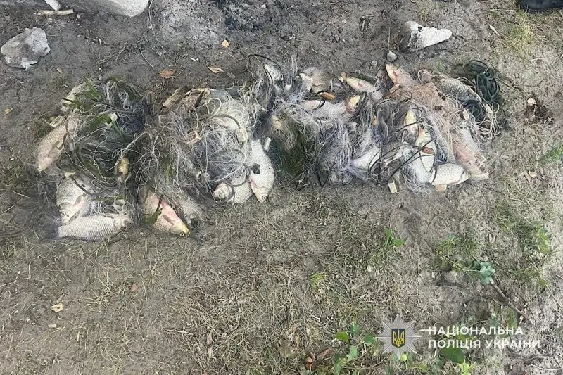 Біля Кам’янського затримали браконьєра з уловом на понад 100 тисяч гривень