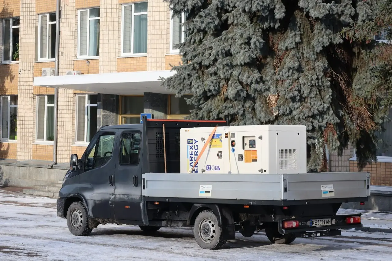 Міжнародна підтримка для освіти: ліцей у Кам’янському районі отримав генератор від Тайваню