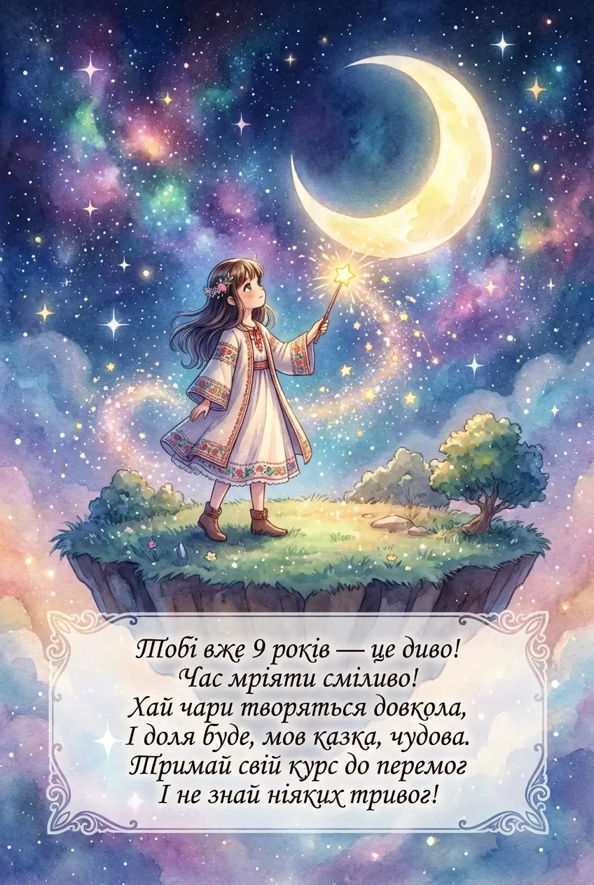 з днем народження 9 років з днем народження 9 років