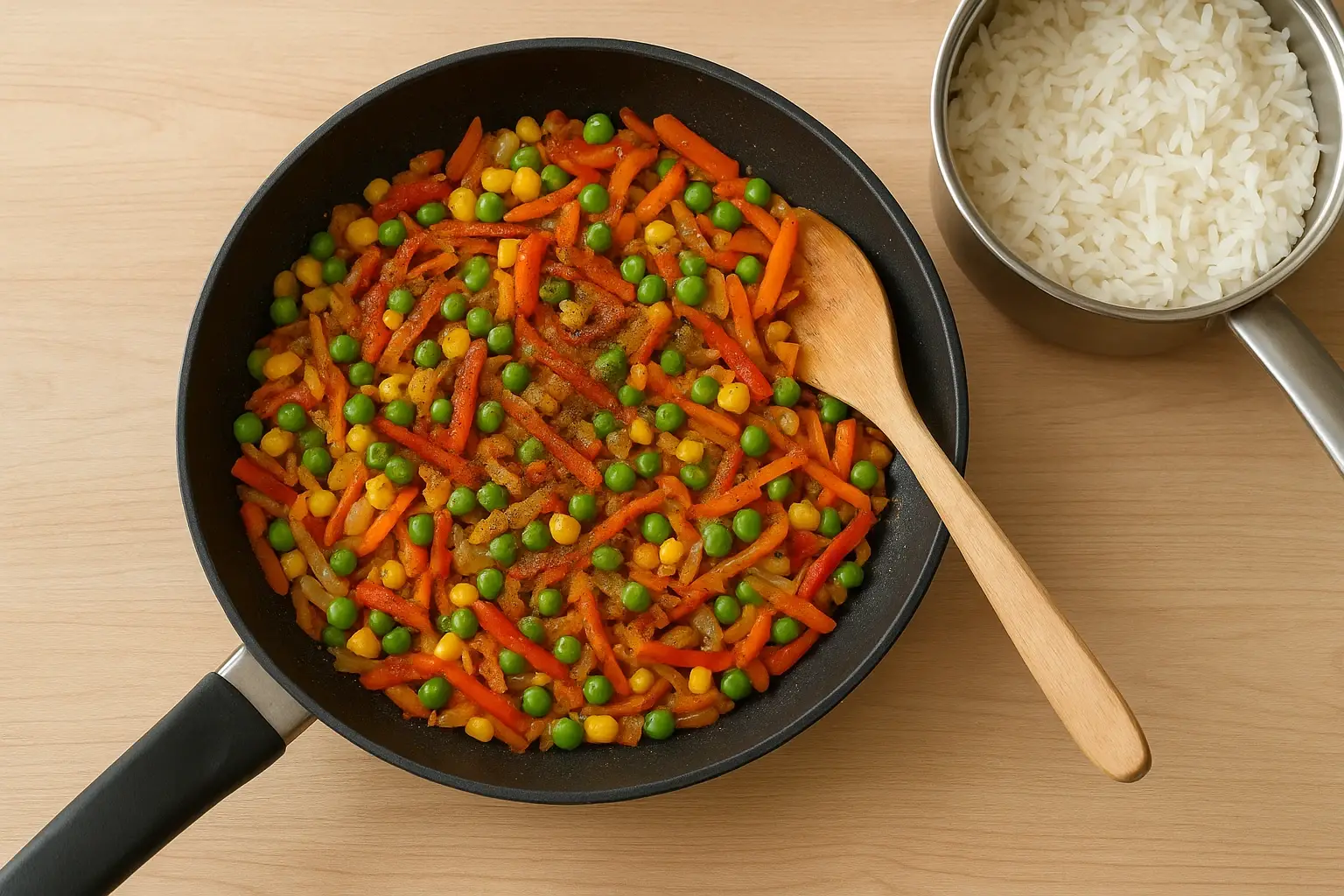 рецепт риса с овощами рецепт риса с овощами