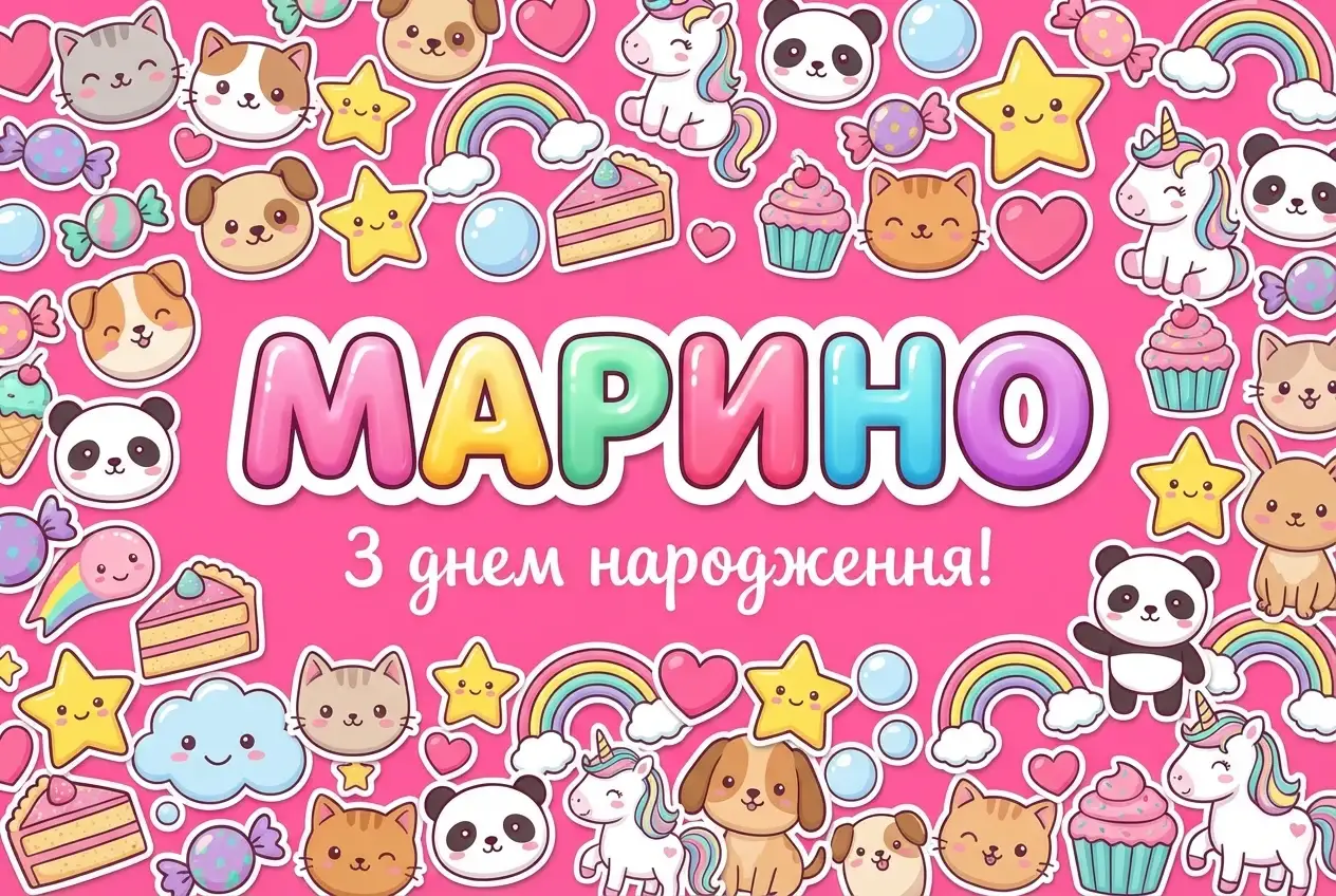 листівка з днем народження марина листівка з днем народження марина
