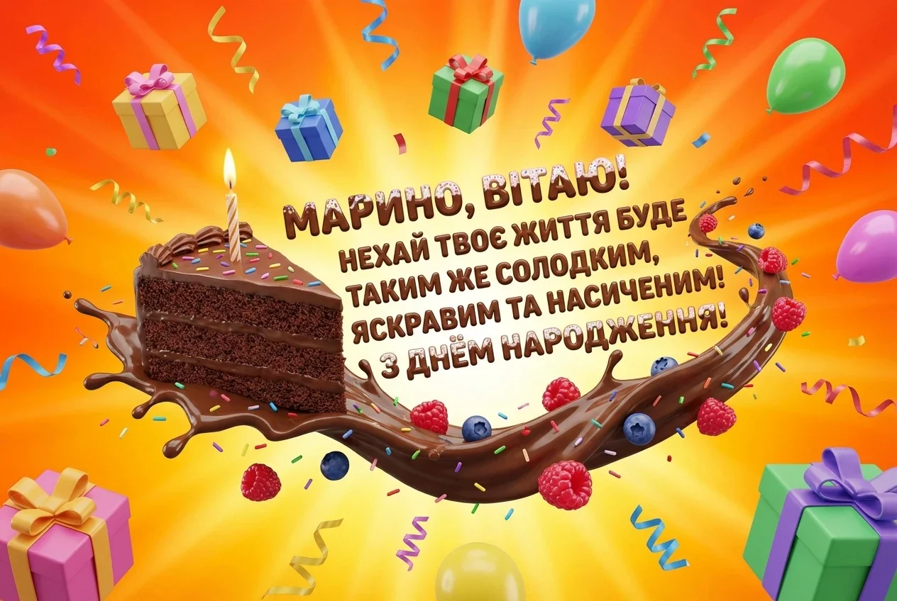 листівка з днем народження марина листівка з днем народження марина