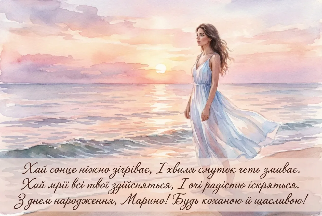 листівка з днем народження марина листівка з днем народження марина