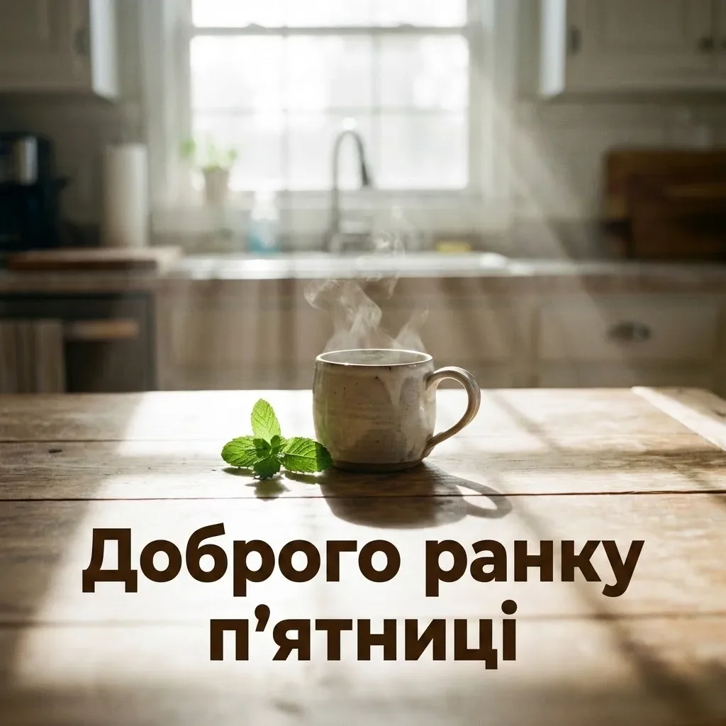 Листівки з добрим ранком п’ятниці: надихаючі картинки та щирі побажання для гарного настрою