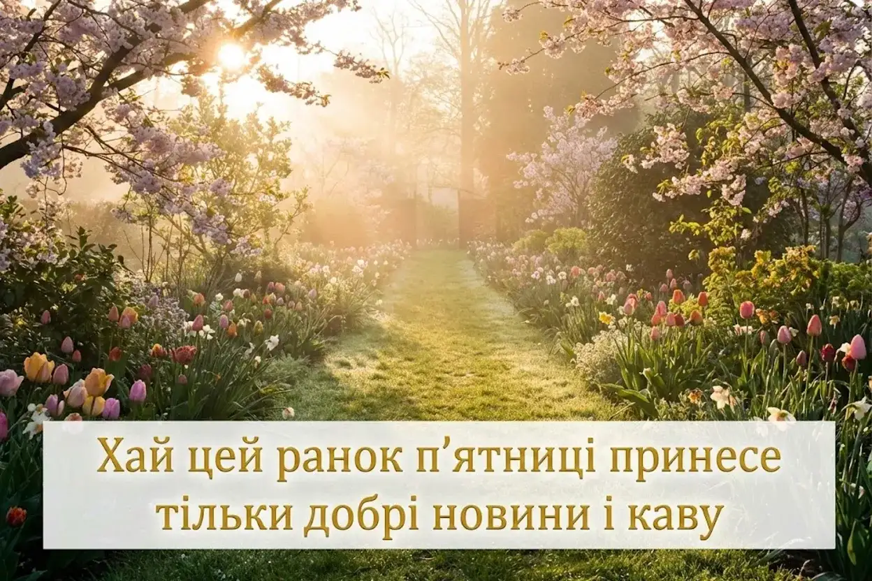 Листівки з добрим ранком п’ятниці: надихаючі картинки та щирі побажання для гарного настрою