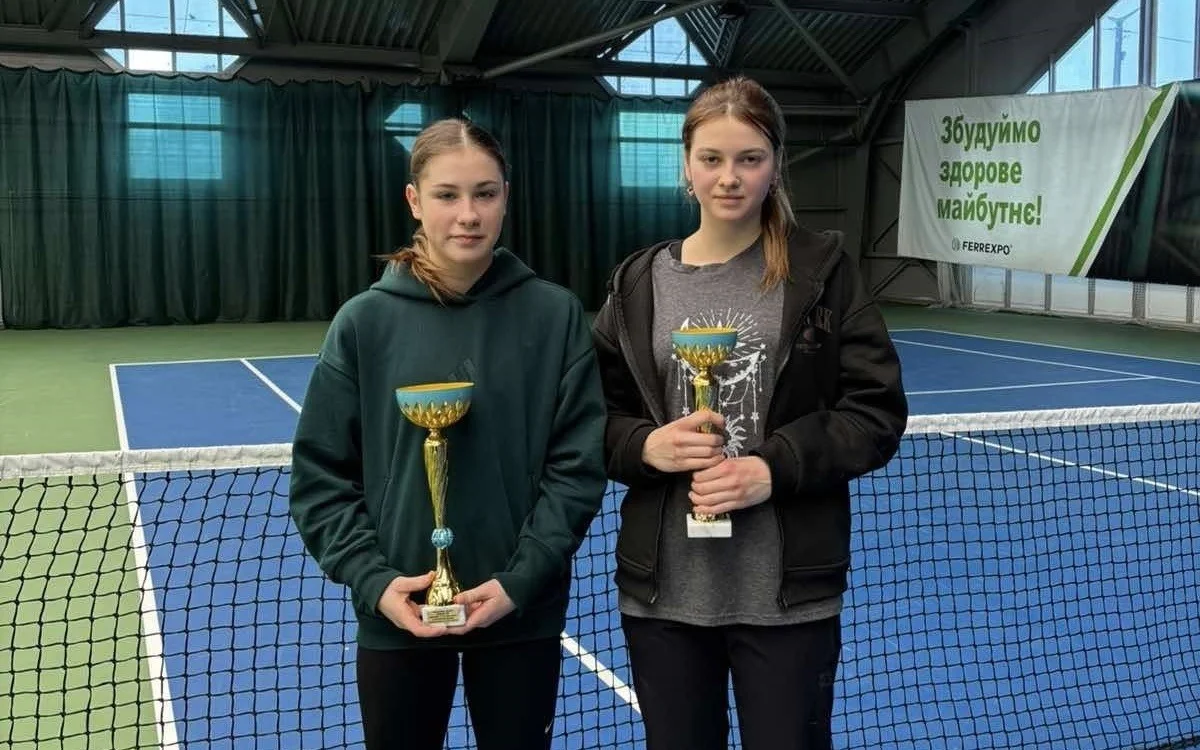 Тріумф на кортах Полтавщини: кам’янські тенісистки підкорили «FERRUM CUP 2 U16»