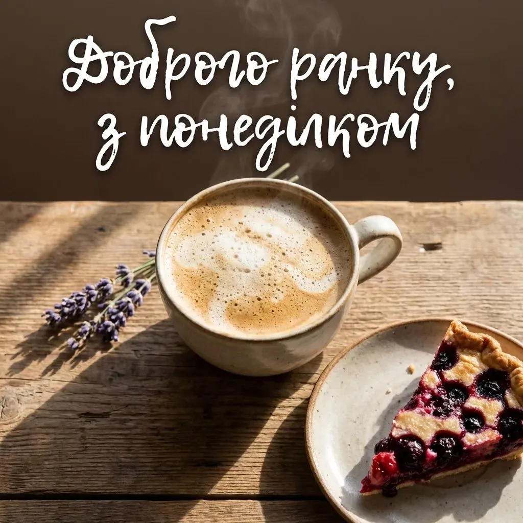 Доброго ранку, з понеділком: душевні листівки та прикольні картинки для вдалого початку тижня