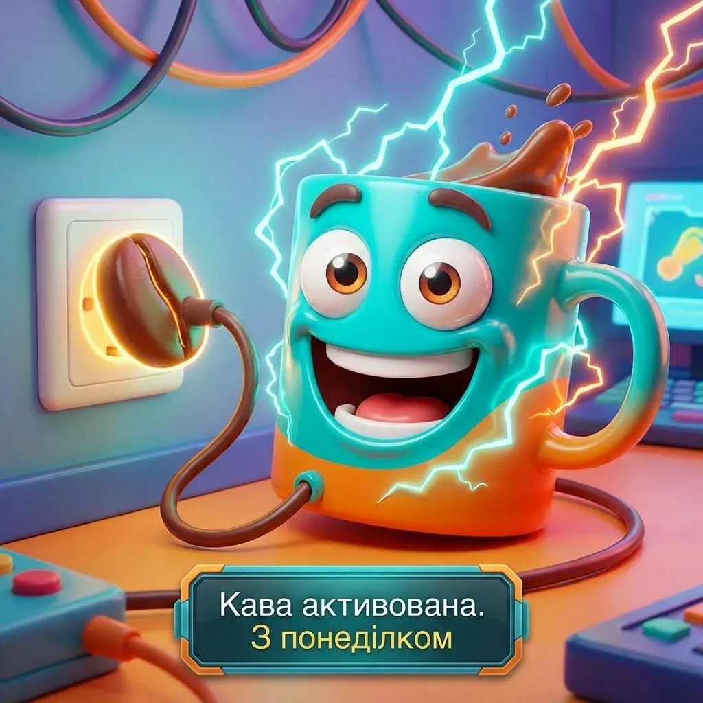 Доброго ранку, з понеділком: душевні листівки та прикольні картинки для вдалого початку тижня