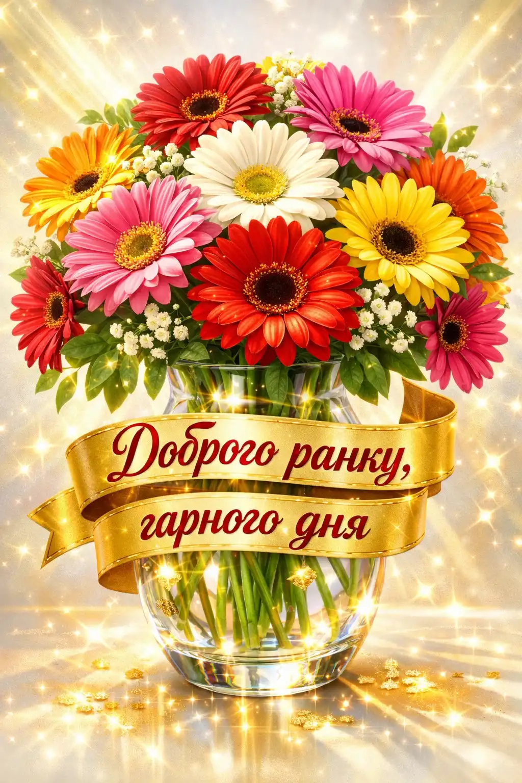 Листівки доброго ранку та гарного дня: душевна добірка для найкращого настрою