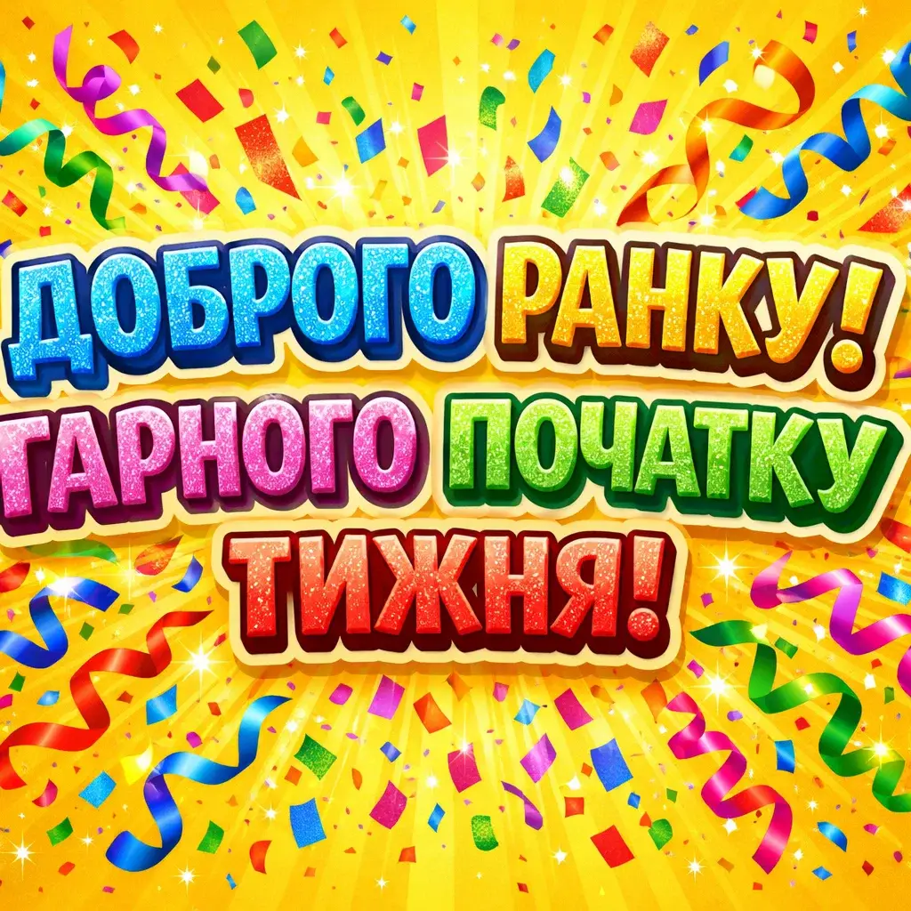 Доброго ранку та гарного початку тижня: картинки, листівки та щирі побажання