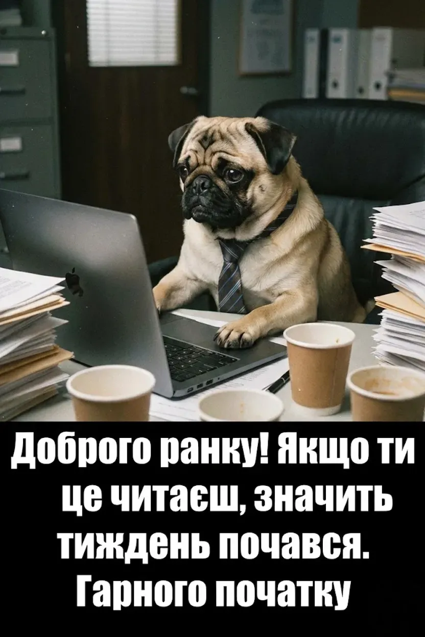 Доброго ранку та гарного початку тижня: картинки, листівки та щирі побажання