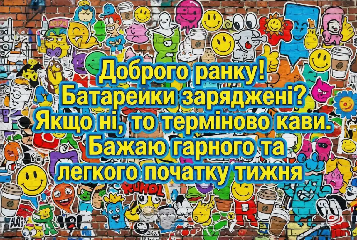 Доброго ранку та гарного початку тижня: картинки, листівки та щирі побажання