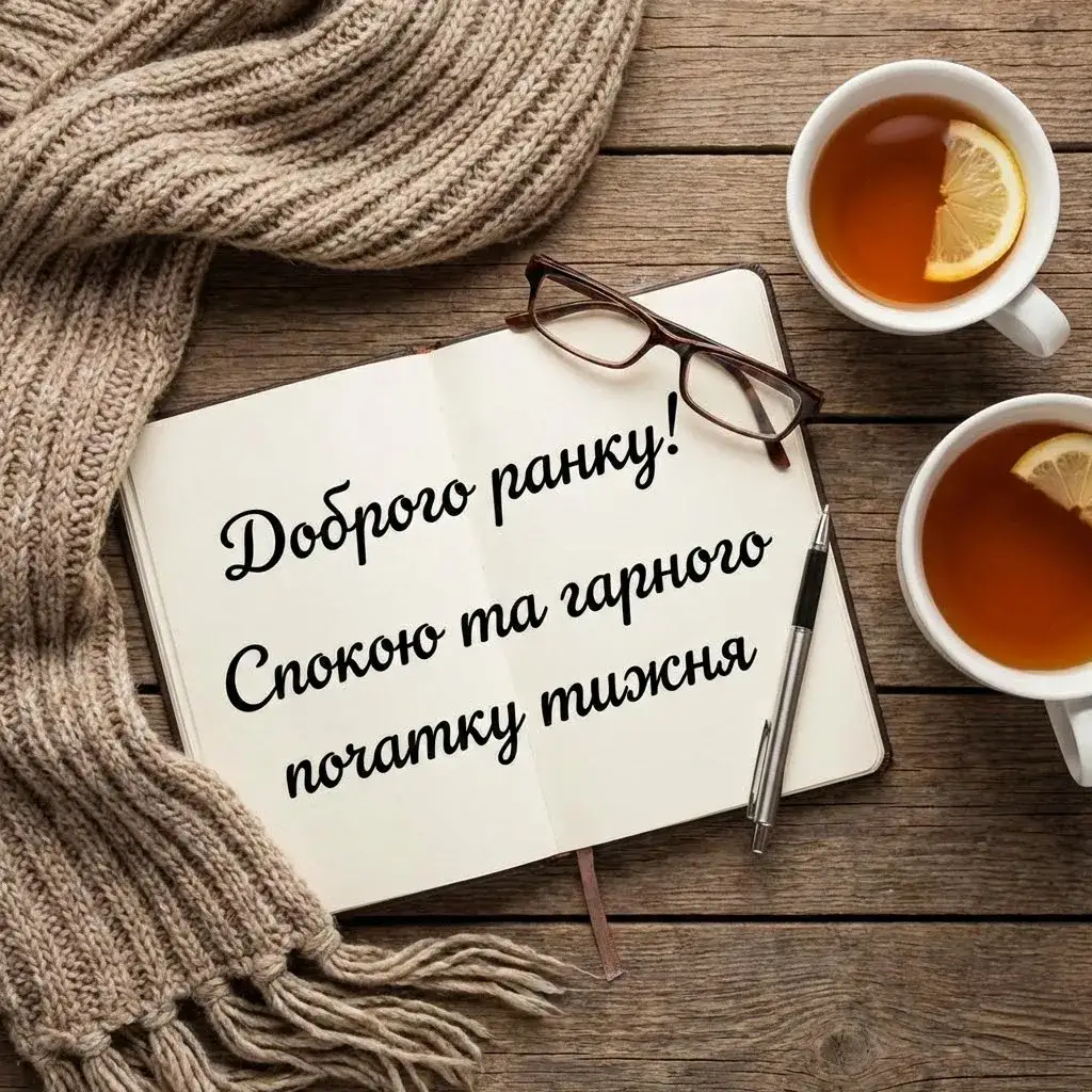 Доброго ранку та гарного початку тижня: картинки, листівки та щирі побажання