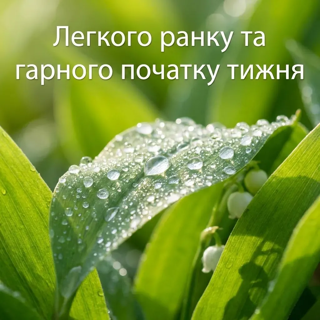 Доброго ранку та гарного початку тижня: картинки, листівки та щирі побажання
