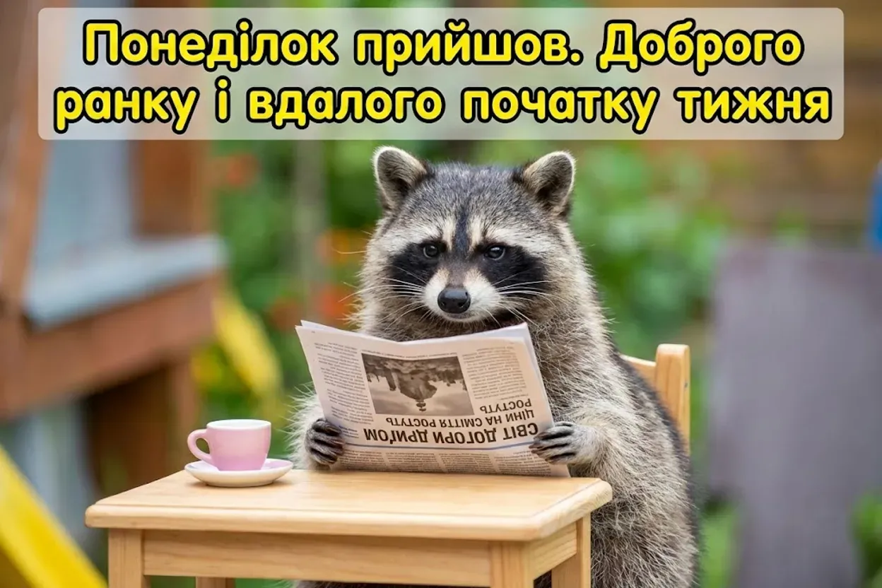 Доброго ранку та гарного початку тижня: картинки, листівки та щирі побажання