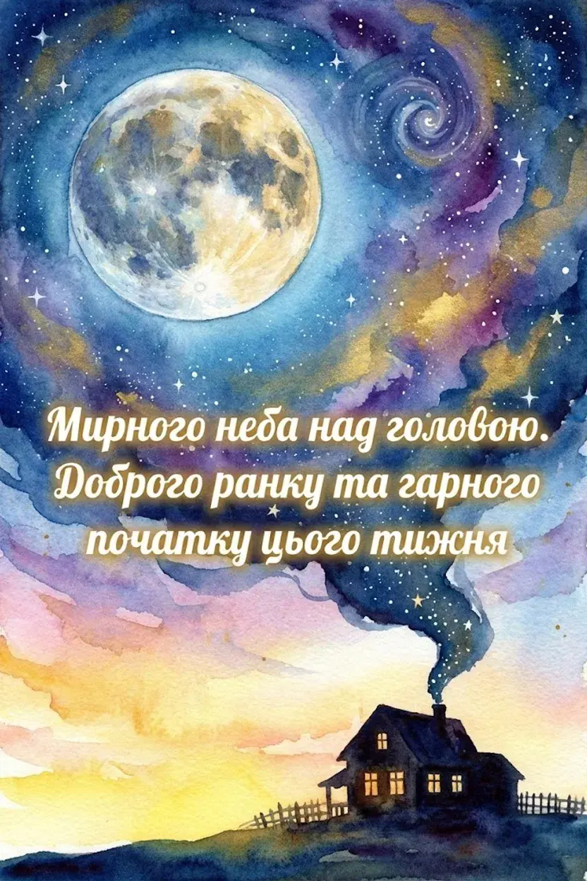 Доброго ранку та гарного початку тижня: картинки, листівки та щирі побажання