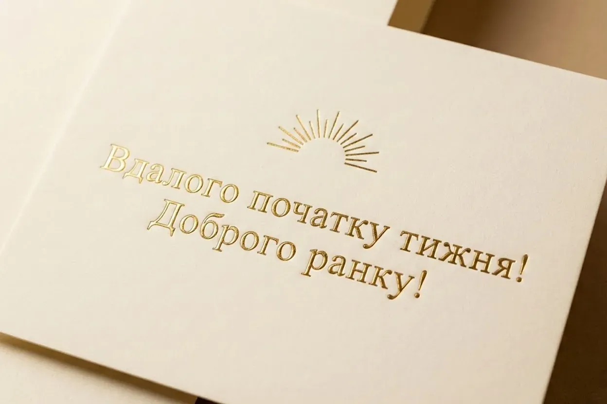 Доброго ранку та гарного початку тижня: картинки, листівки та щирі побажання