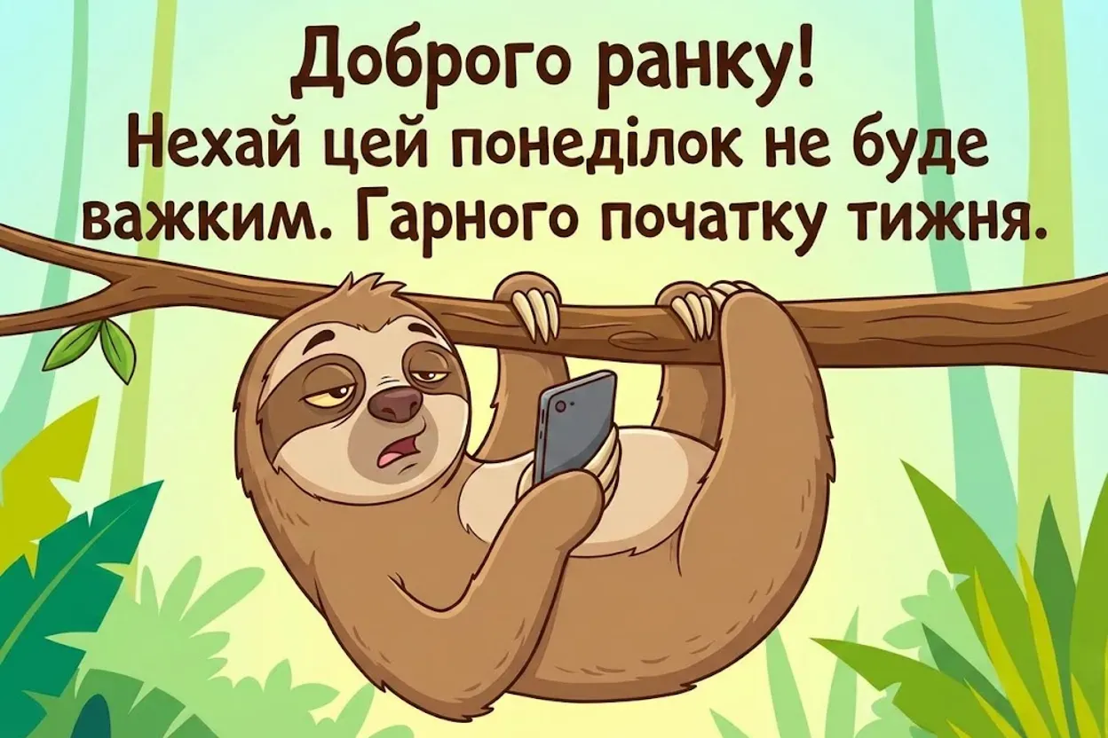 Доброго ранку та гарного початку тижня: картинки, листівки та щирі побажання