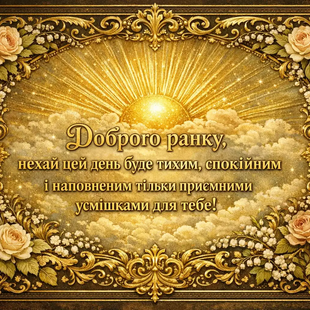 Доброго ранку та тихого дня: красиві картинки та душевні листівки для гарного настрою
