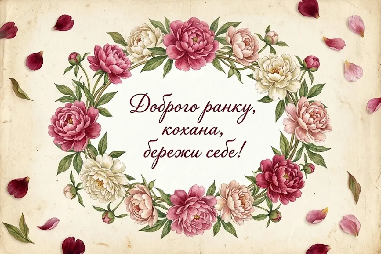 Доброго ранку для коханої: найтепліші побажання та красиві листівки для гарного настрою