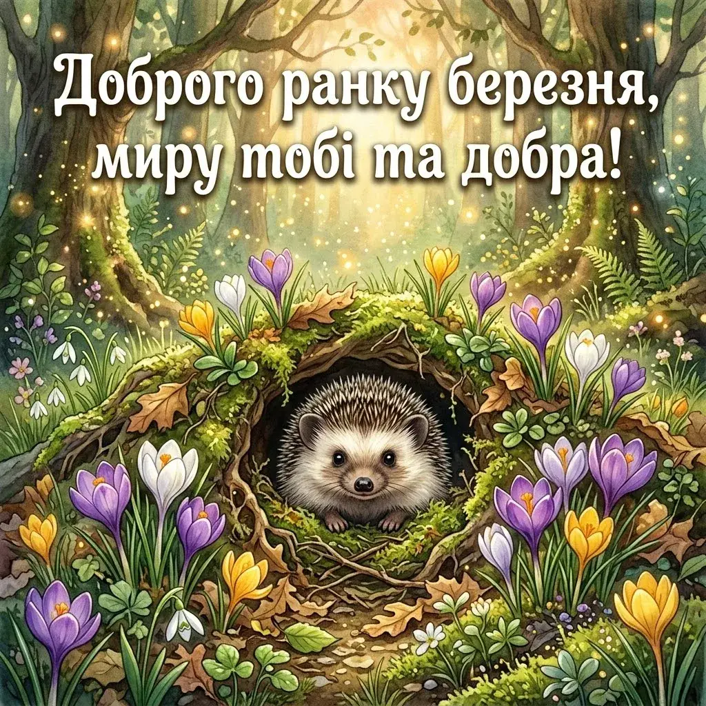 Доброго ранку березня: найтепліші листівки та щирі побажання для весняного настрою
