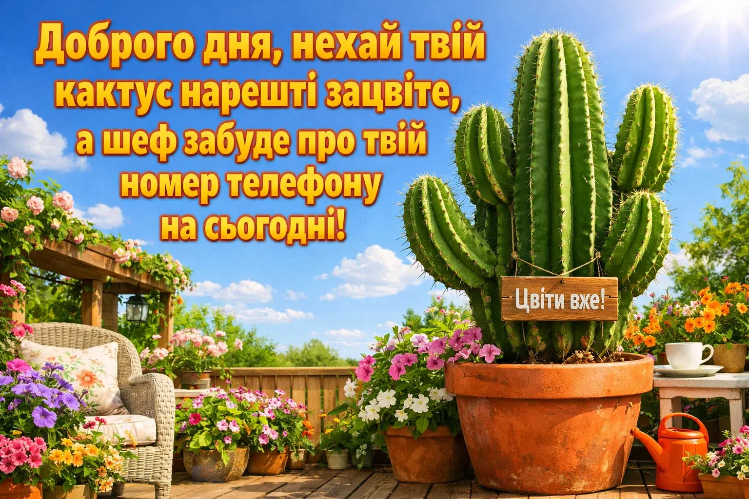 Побажання доброго дня: душевні картинки та красиві листівки для гарного настрою