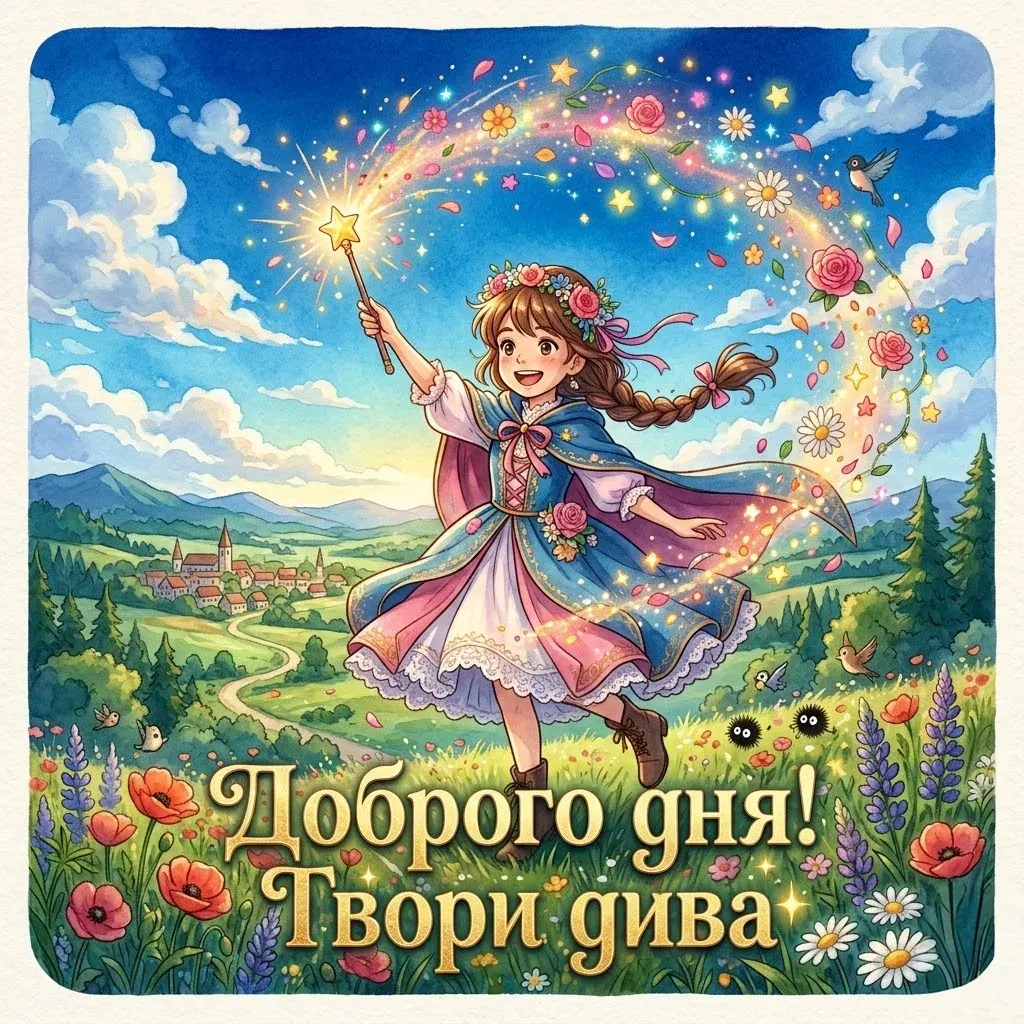 Побажання доброго дня: душевні картинки та красиві листівки для гарного настрою