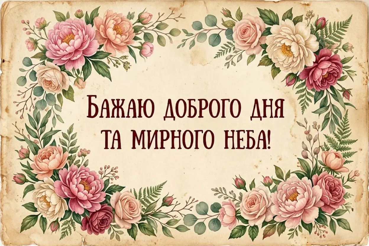 Побажання доброго дня: душевні картинки та красиві листівки для гарного настрою