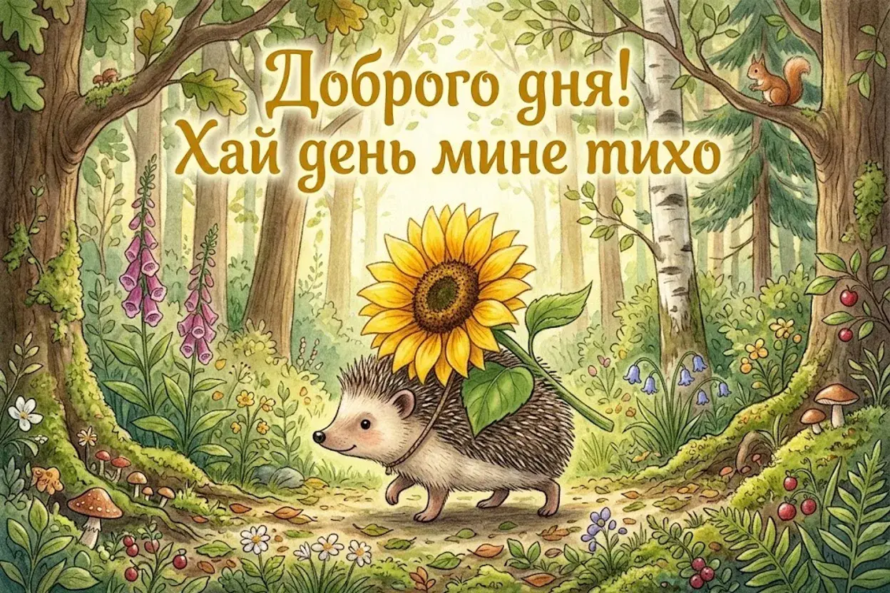 Побажання доброго дня: душевні картинки та красиві листівки для гарного настрою