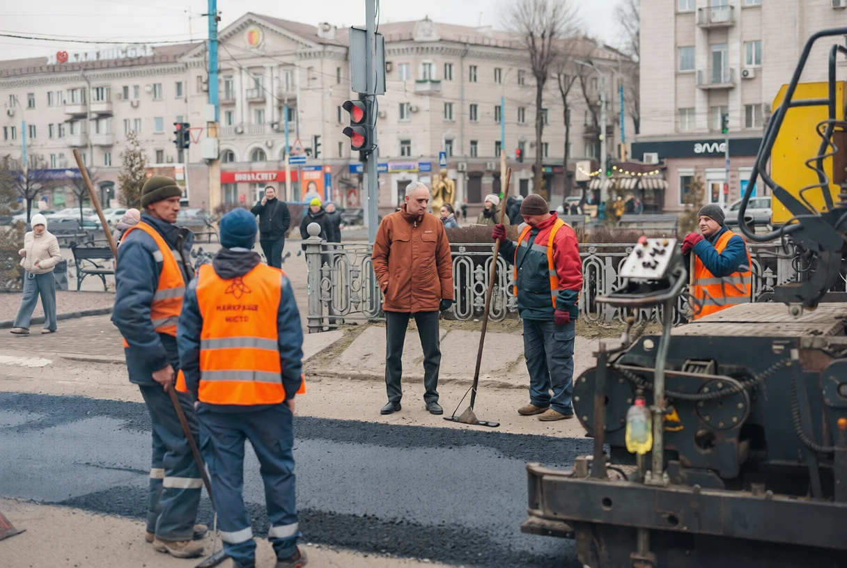 У Кам’янському стартував масштабний ремонт доріг: техніка вже працює на проспекті Свободи