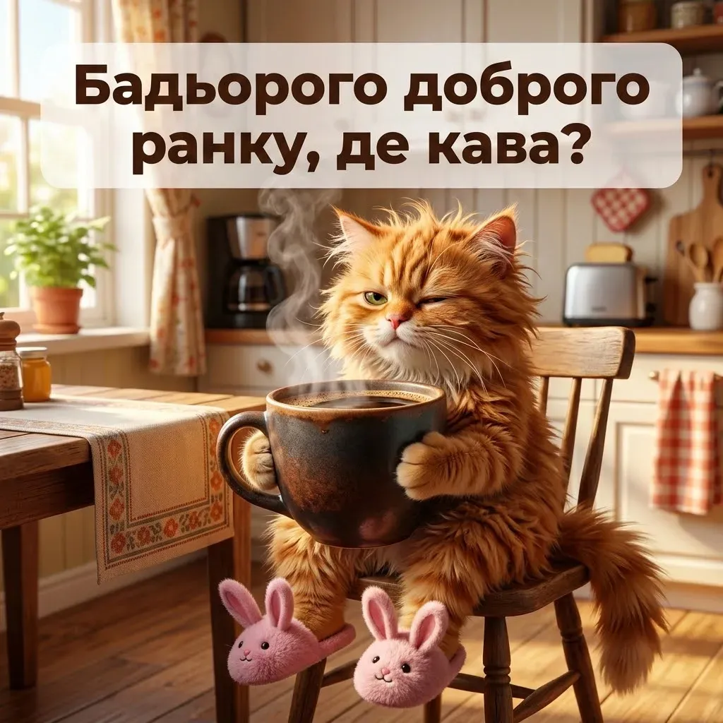 Бадьорого доброго ранку: прикольні картинки для енергійного початку дня