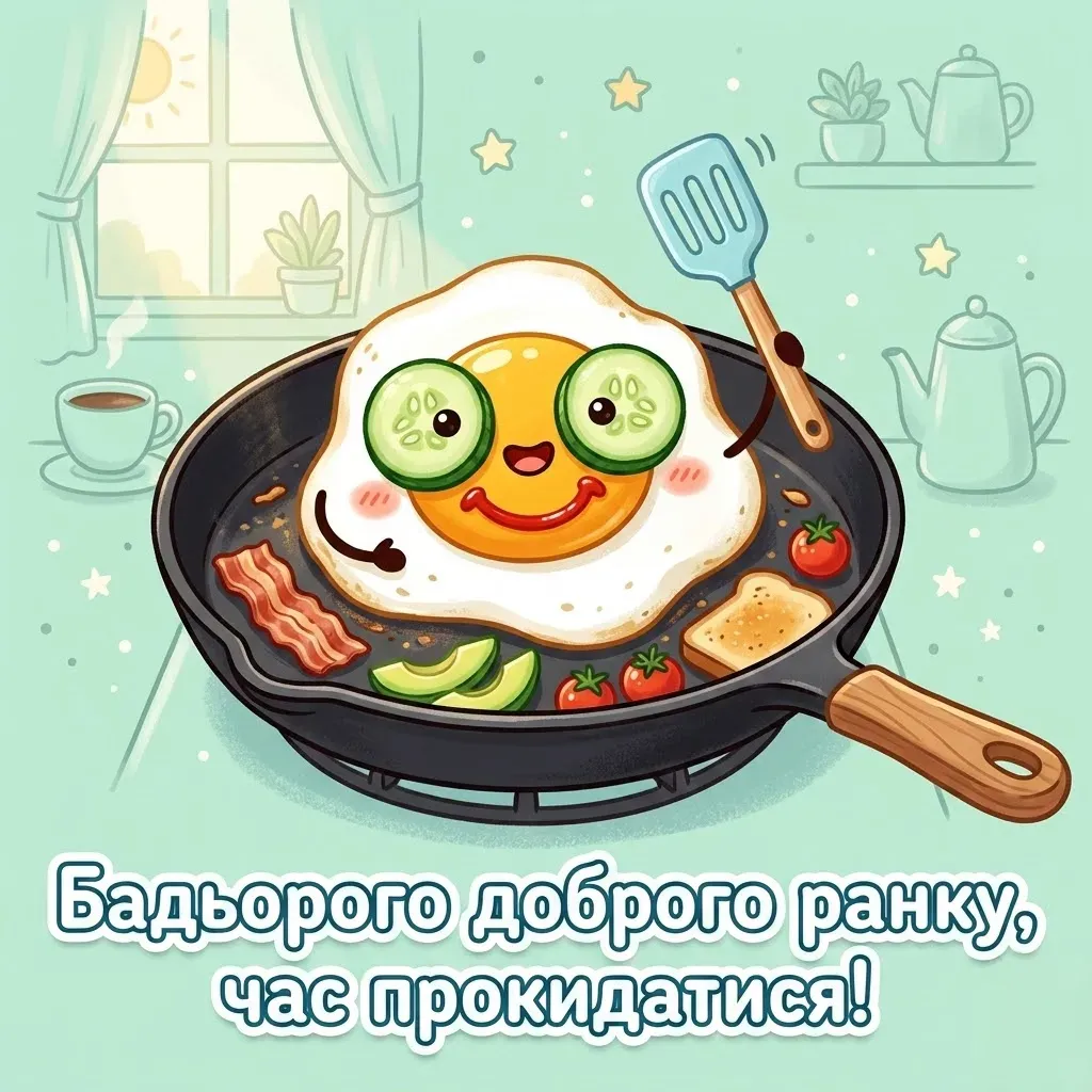 Бадьорого доброго ранку: прикольні картинки для енергійного початку дня