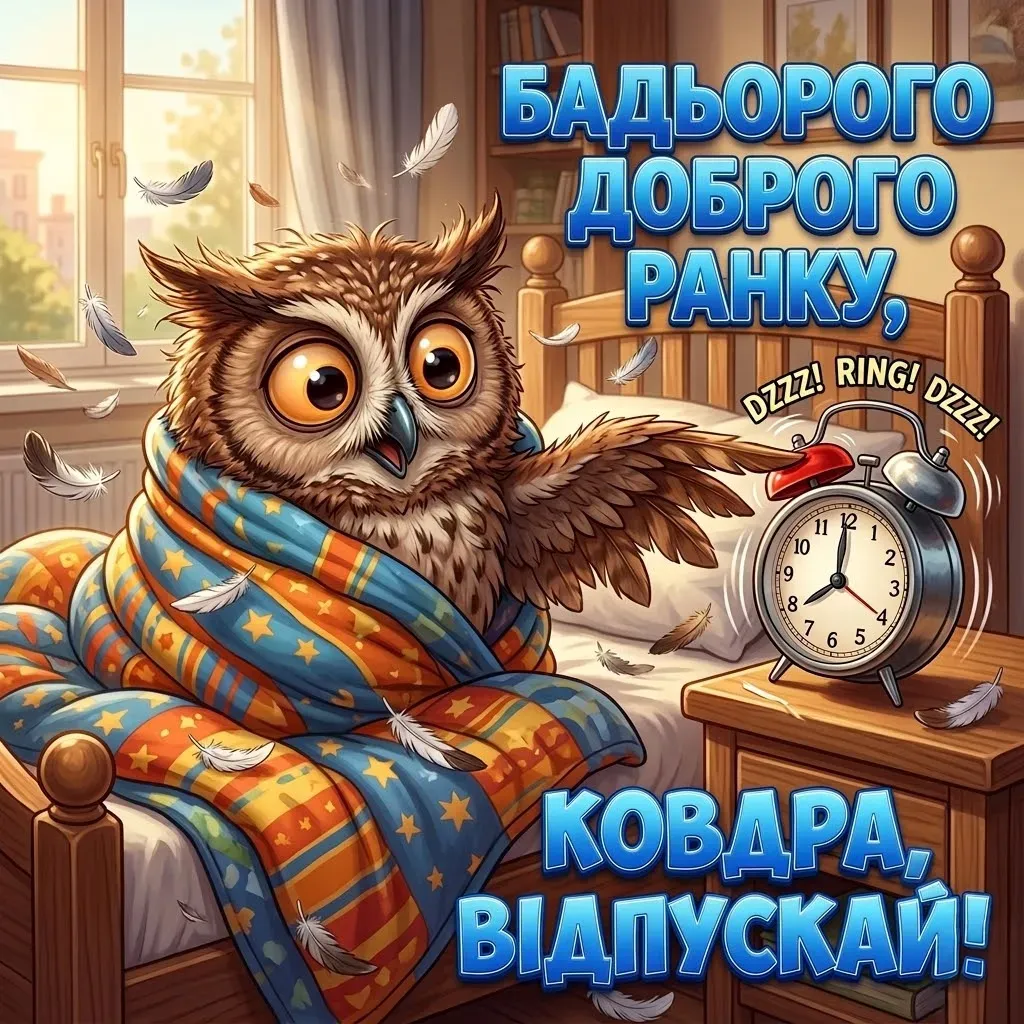 Бадьорого доброго ранку: прикольні картинки для енергійного початку дня