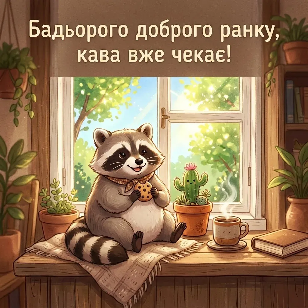 Бадьорого доброго ранку: прикольні картинки для енергійного початку дня