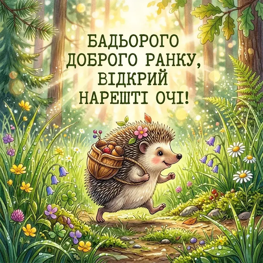 Бадьорого доброго ранку: прикольні картинки для енергійного початку дня