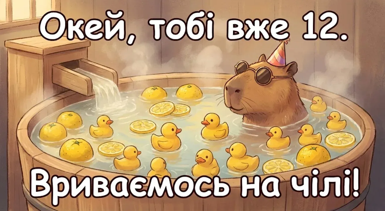 Привітання з днем народження для дівчинки на 12 років
