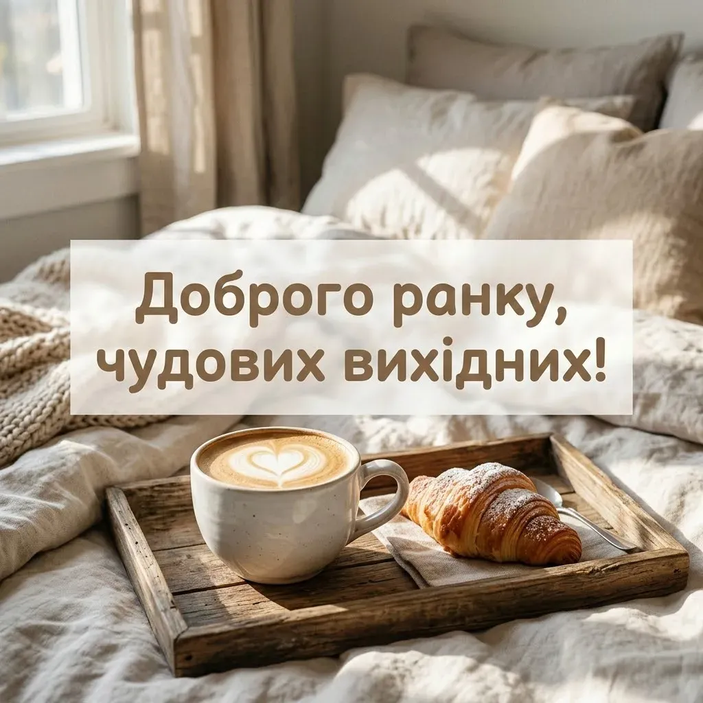 Доброго ранку, вихідні: душевні побажання та найкращі листівки для чудового відпочинку