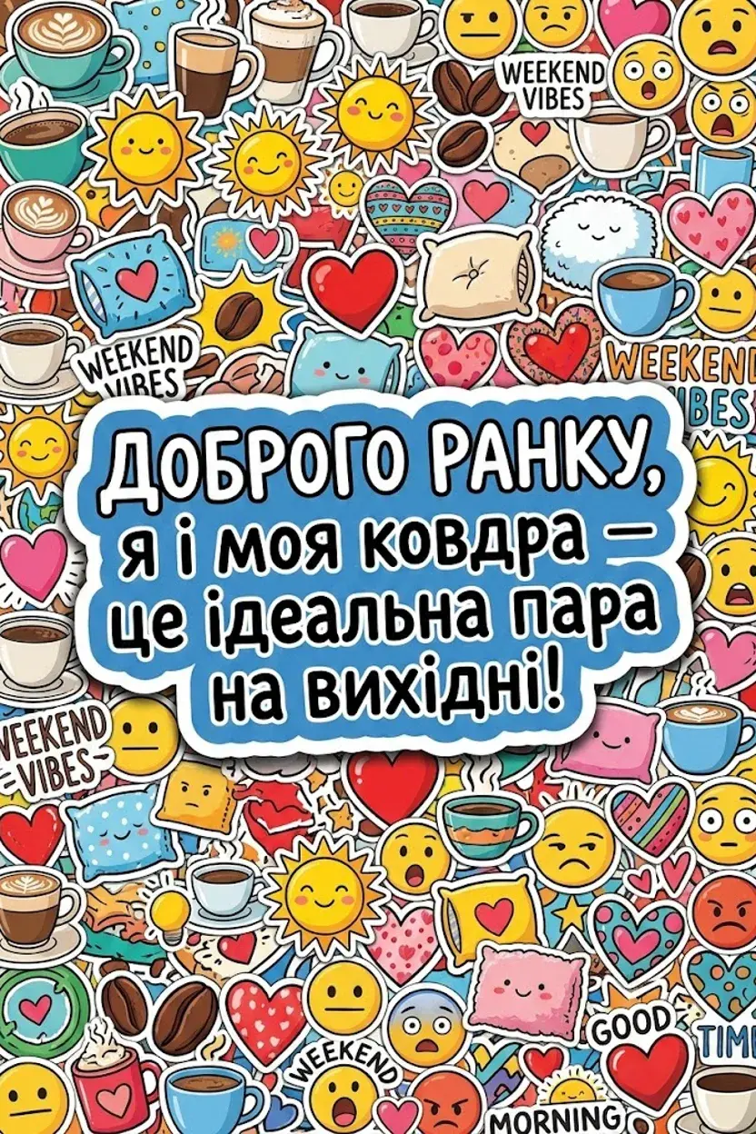 Доброго ранку, вихідні: душевні побажання та найкращі листівки для чудового відпочинку