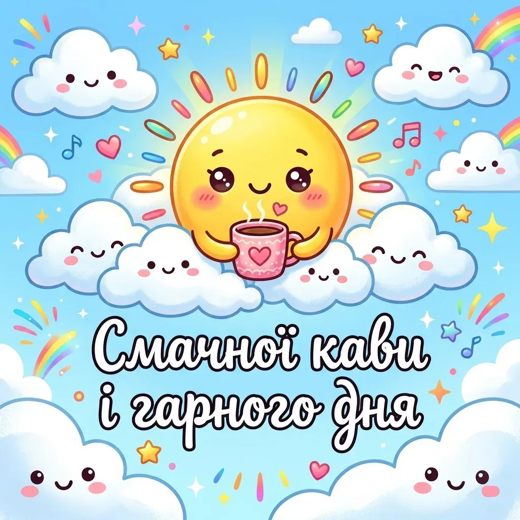 Доброго ранку, смачної кави і гарного дня: найкращі листівки та щирі побажання
