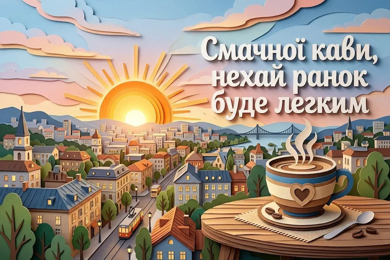 Доброго ранку, смачної кави і гарного дня: найкращі листівки та щирі побажання