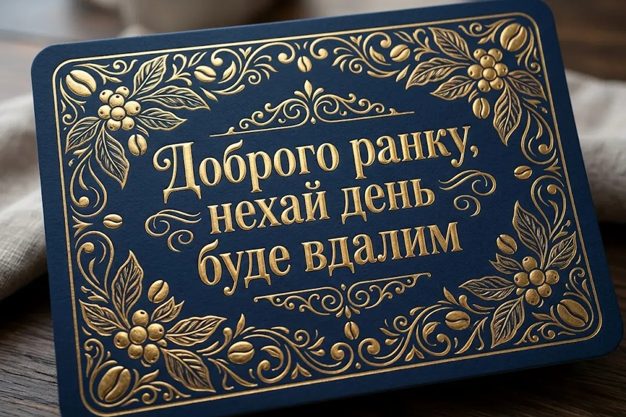 Доброго ранку, смачної кави і гарного дня: найкращі листівки та щирі побажання