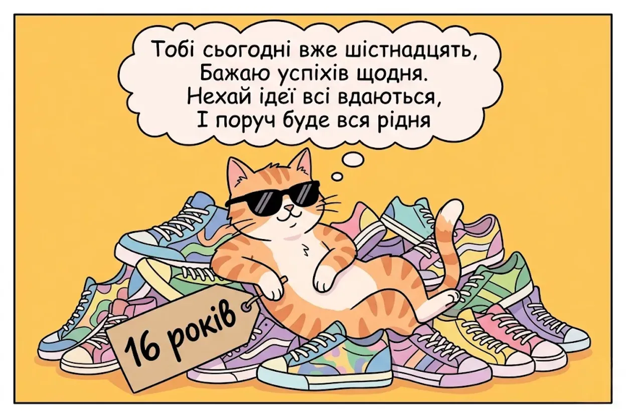 16 років — особливий рубіж: круті побажання для майбутнього чоло