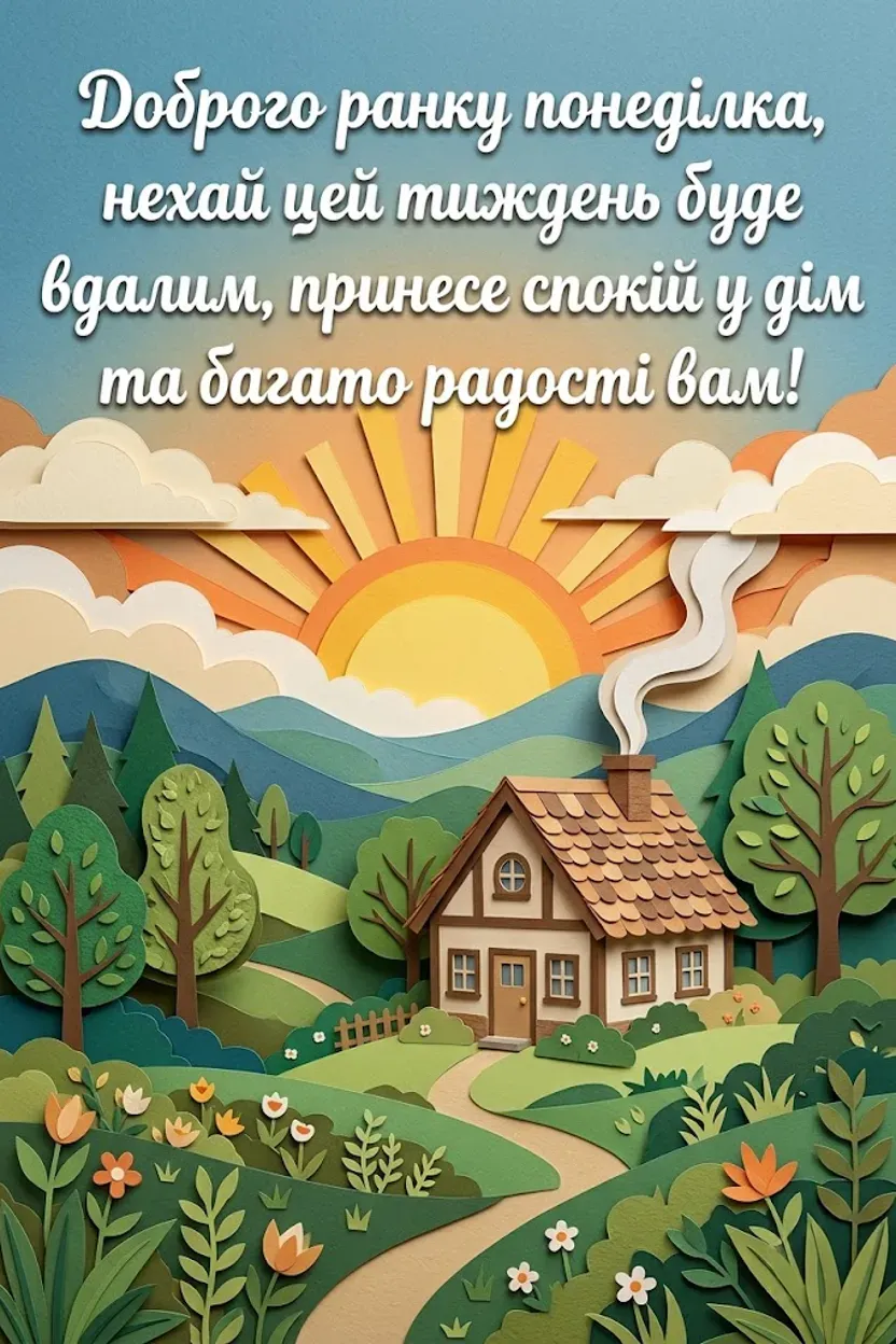 Доброго ранку понеділка та вдалого тижня: найкращі картинки та душевні листівки