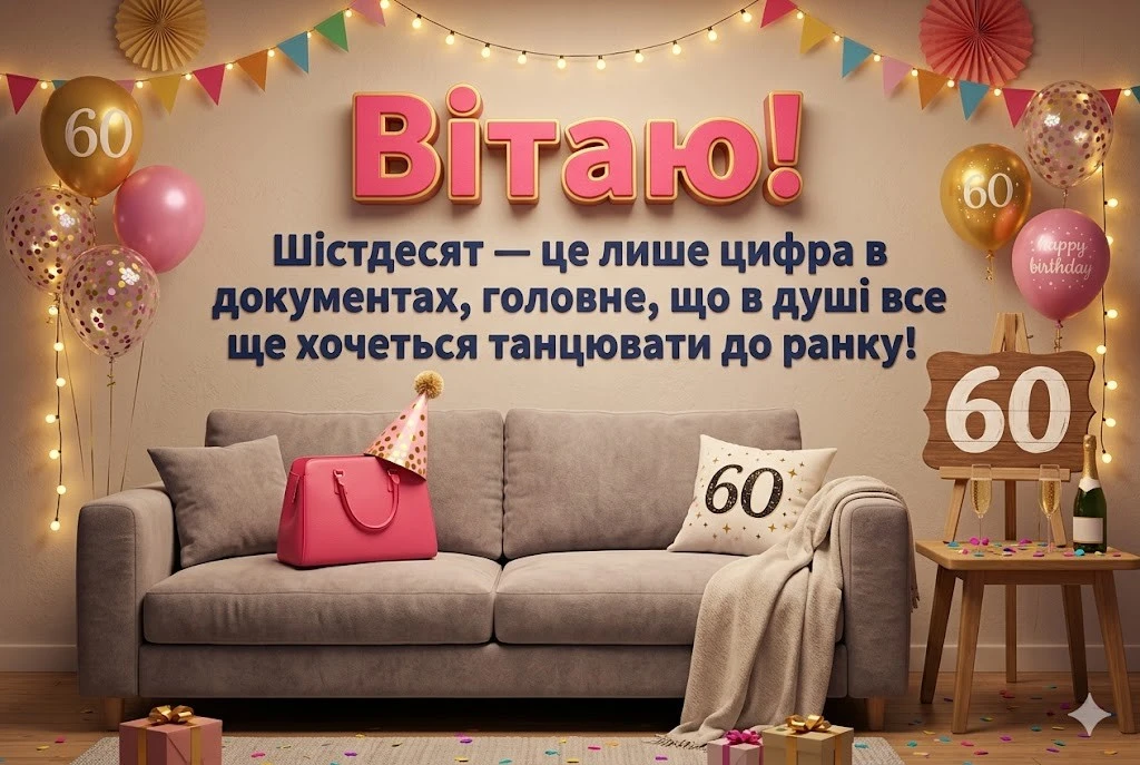 Як красиво привітати жінку з 60-річчям: ідеї для мами, колеги та подруги